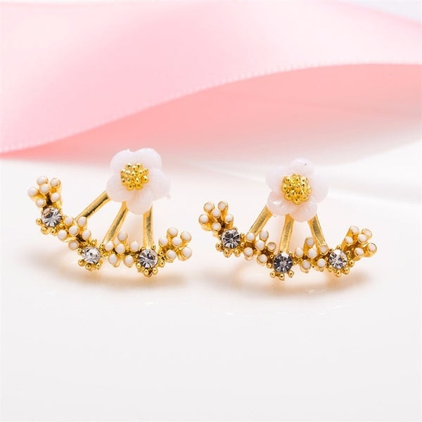 VKME Fashion Zircon Stud Earrings & Earrings Women's Party Gifts Geometric Cubic Zirconia Earrings Girls Earrings Jewelry