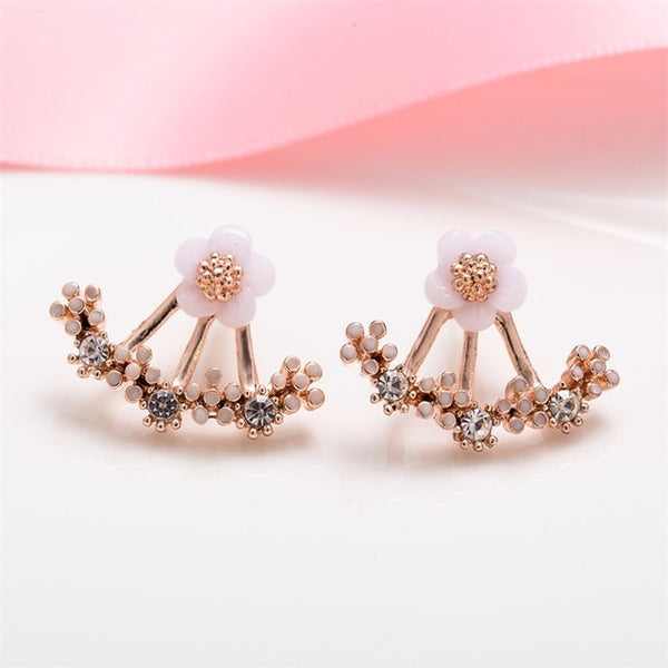 VKME Fashion Zircon Stud Earrings & Earrings Women's Party Gifts Geometric Cubic Zirconia Earrings Girls Earrings Jewelry