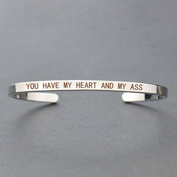Churchill Quote "Never Give Up"Motivational Stainless Steel Engraved Bracelets Life Quote Jewelry Graduation Bangle Gifts