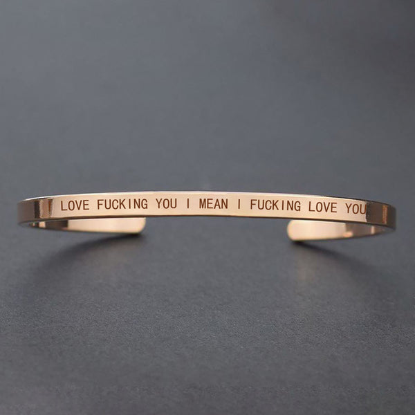 Churchill Quote "Never Give Up"Motivational Stainless Steel Engraved Bracelets Life Quote Jewelry Graduation Bangle Gifts