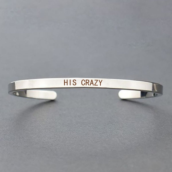 Churchill Quote "Never Give Up"Motivational Stainless Steel Engraved Bracelets Life Quote Jewelry Graduation Bangle Gifts