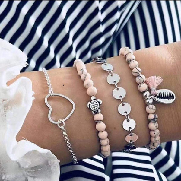 Styles Women Girls Mix Crystal Charm Bracelets Fashion Jewelry Gift