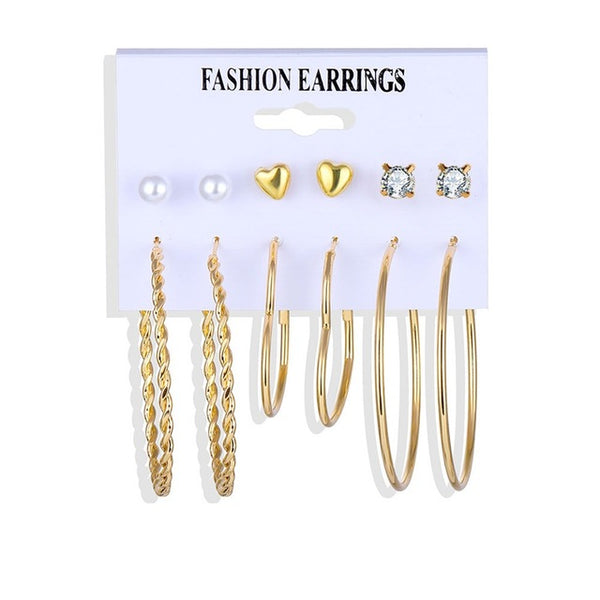 FAMSHIN Tassel Acrylic Earrings For Women Bohemian Earrings Set Big Geometric Earring 2019 Brincos Female DIY Fashion Jewelry