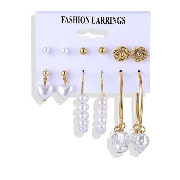 FAMSHIN Tassel Acrylic Earrings For Women Bohemian Earrings Set Big Geometric Earring 2019 Brincos Female DIY Fashion Jewelry