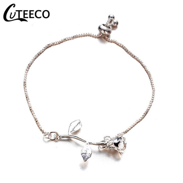 CUTEECO European Fashion Bracelets For Women Cubic Zirconia Infinity Tennis Bracelet Femme Jewelry Gift Dropshipping