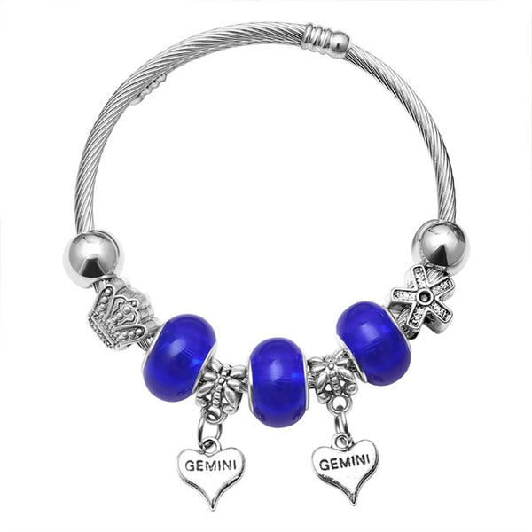 ZOSHI Pink Crystal Charm Silver Bracelets & Bangles for Women With Aliexpress Murano Beads Silver Bracelet Femme Jewelry