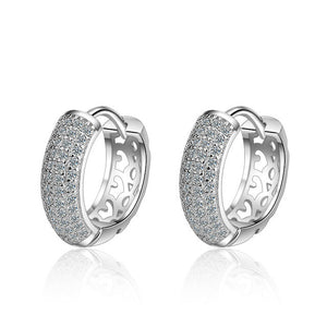 For Women's Earrings  Gifts Designed Women Earrings 925 Silver Zircon Earrings Sterling Silver Dazzling Fashion Charm Banquet