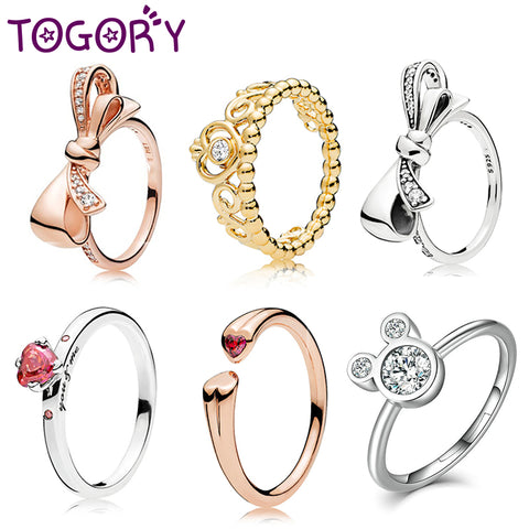 2019 Fashion Weave Crystal Rings For Women Gold/Silver/Rose Gold Color Fine Female Ring Party Engagement Jewelry Wholesale