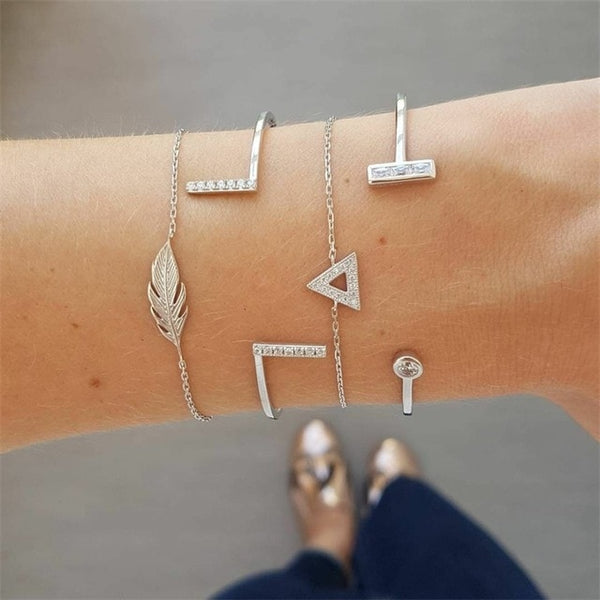 Fashion gold bracelet women and bracelets 2019 ladies boho circle knot adjustable bracelet female fashion jewelry Drop shipping