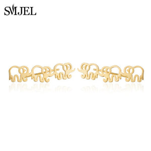 SMJEL Stainless Steel Animal Bracelets for Women Everyday Jewelry Gold Cz Butterfly Charm Bracelet Femme Wedding Gift