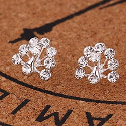 Earrings For Women Pearl Cute Fashion Girls Animal Jewelry Trend Rabbit Flower Heart Silver Fruit Cherry Butterfly Classic