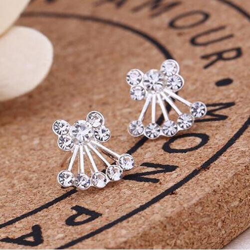 Earrings For Women Pearl Cute Fashion Girls Animal Jewelry Trend Rabbit Flower Heart Silver Fruit Cherry Butterfly Classic