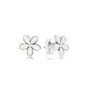 9 Style 925 Sterling Silver Earrings Flower Butterfly Heart Wings Pearl Earrings for Women Wedding Party Jewelry